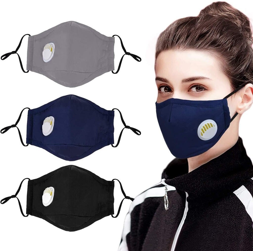 Face Masks, Washable And Reusable, Pm2.5 Dusts Filter, Fashion Face